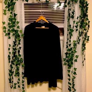 Long sleeve black cardigan